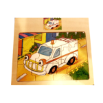 Marlin Kids 12 Piece Wooden Tray Puzzle (Ambulance)  Marlin Kids 12 Piece Wooden Tray Puzzle (Ambulance)